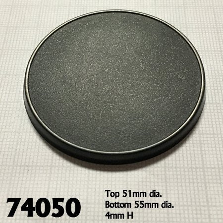 RPR 74050: 55mm Round Gaming Base (10)
