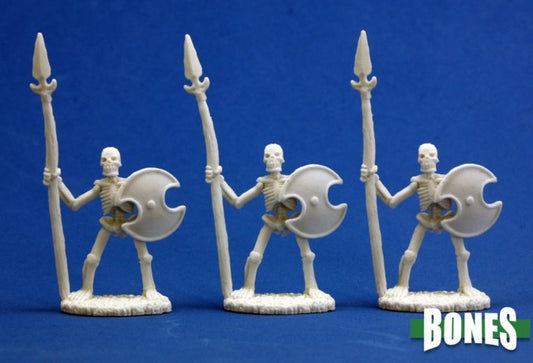 RPR 77001: Skeletal Spearmen - ( 3 Figures) - Bones