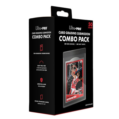 Grading Submission Combo- Standard (Semi-Rigid & Easy Pull Tab Sleeves)(50ct)