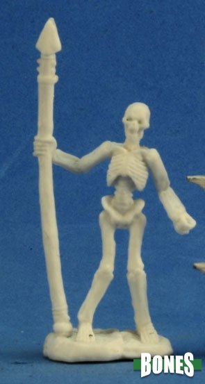 RPR 77244: Skeleton Warrior, Spearman - Bones