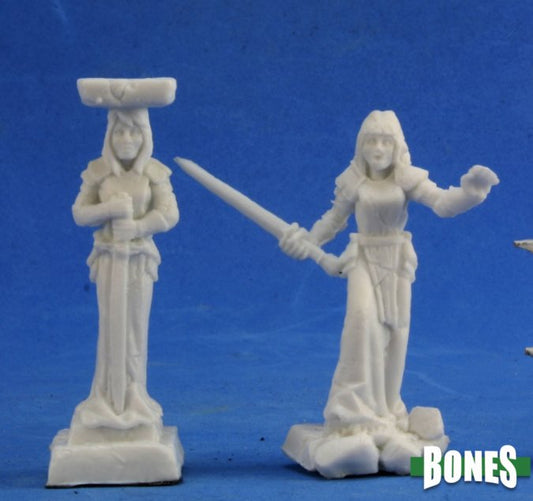 RPR 77378: Caryatid Columns (2 Figures) - Bones