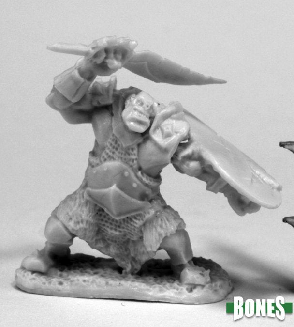 RPR 77432: Orc Slicer (Scimitar And Shield) - Bones