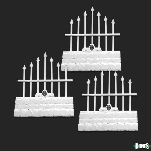 RPR 77530: Graveyard Short Fences (3 Figures) - Bones