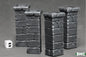 RPR 77531: Graveyard Fence Posts (4 Figures) - Bones