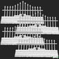 RPR 77532: Graveyard Long Fences (4 Figures) - Bones