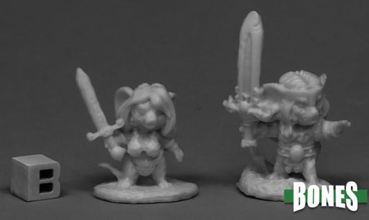 RPR 77546: Barbarian Mouslings (2 Figures) - Bones