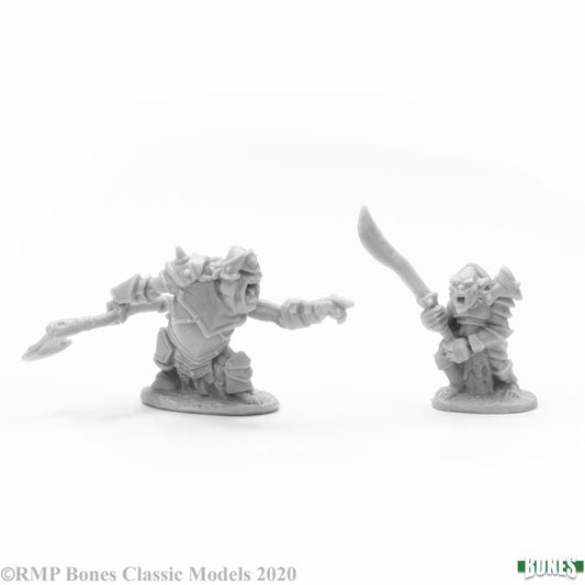 RPR 77678: Armored Goblin Leaders (2 Figures) - Bones