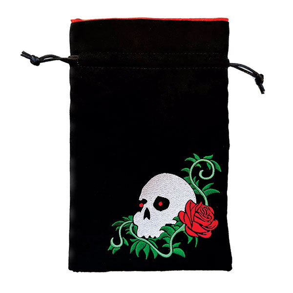 Black Oak: Dice Bag - Skull and Rose