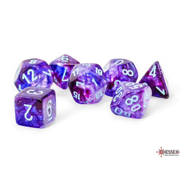 Chessex: CHX22557 7-Die Set Mega Hedrals Nebula - Nocturnal/Teal
