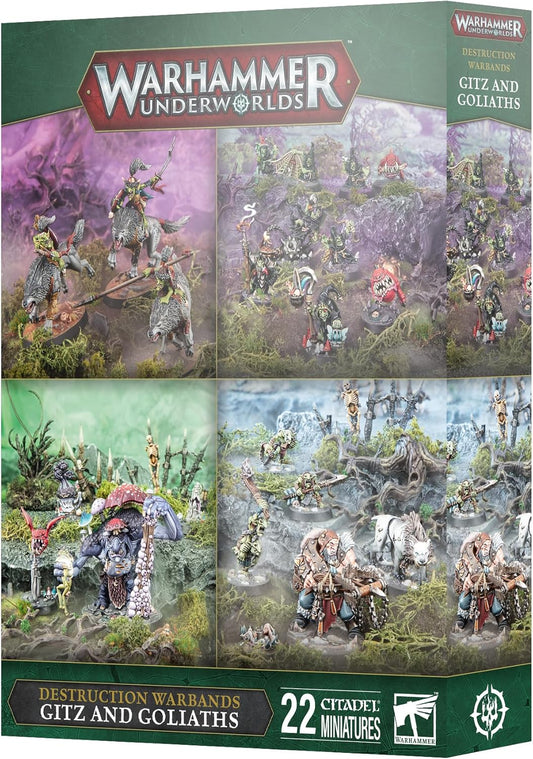 Warhammer Underworlds: Destruction Warbands- Gitz and Goliaths