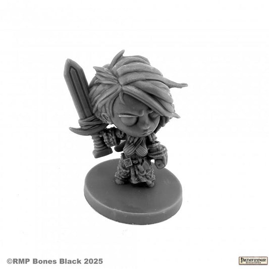 RPR 89055: Amiri, Iconic Chibi Barbarian - Pathfinder Bones