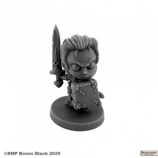 RPR 89060: Valeros Iconic Chibi Fighter - Pathfinder Bones