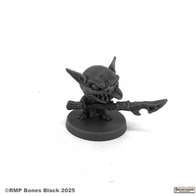 RPR 89072: Chibi Goblin with Horsechopper - Pathfinder Bones