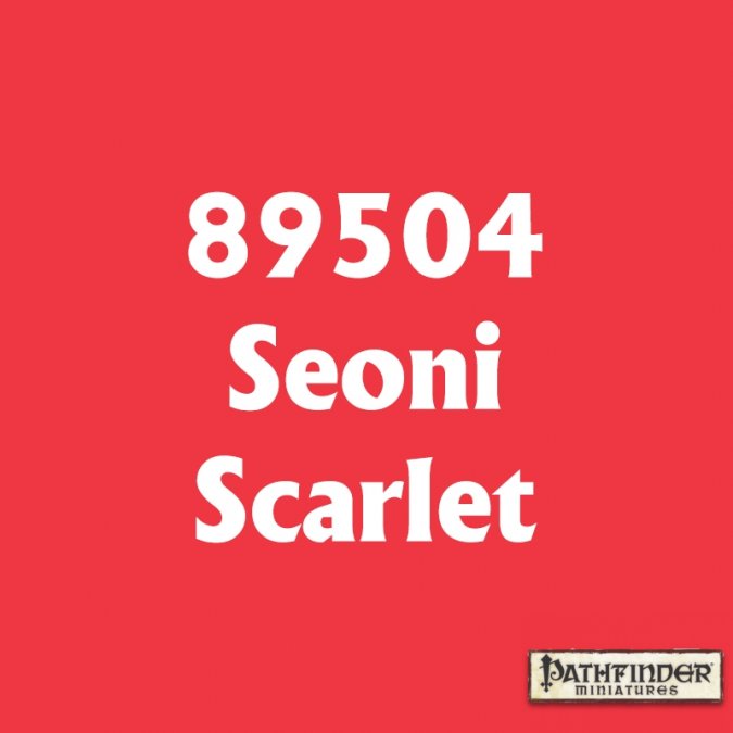 RPR 89504: Seoni Scarlet - Pathfinder Paint