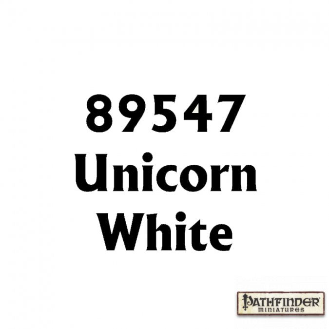 RPR 89547: Unicorn White - Pathfinder Paint