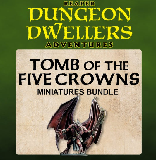 RPR 90003: Tomb Of The Five Crowns Miniature Bundle - Dungeon Dwellers