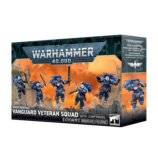 Warhammer 40,000: Space Marines - Vanguard Veteran Squad with jump packs