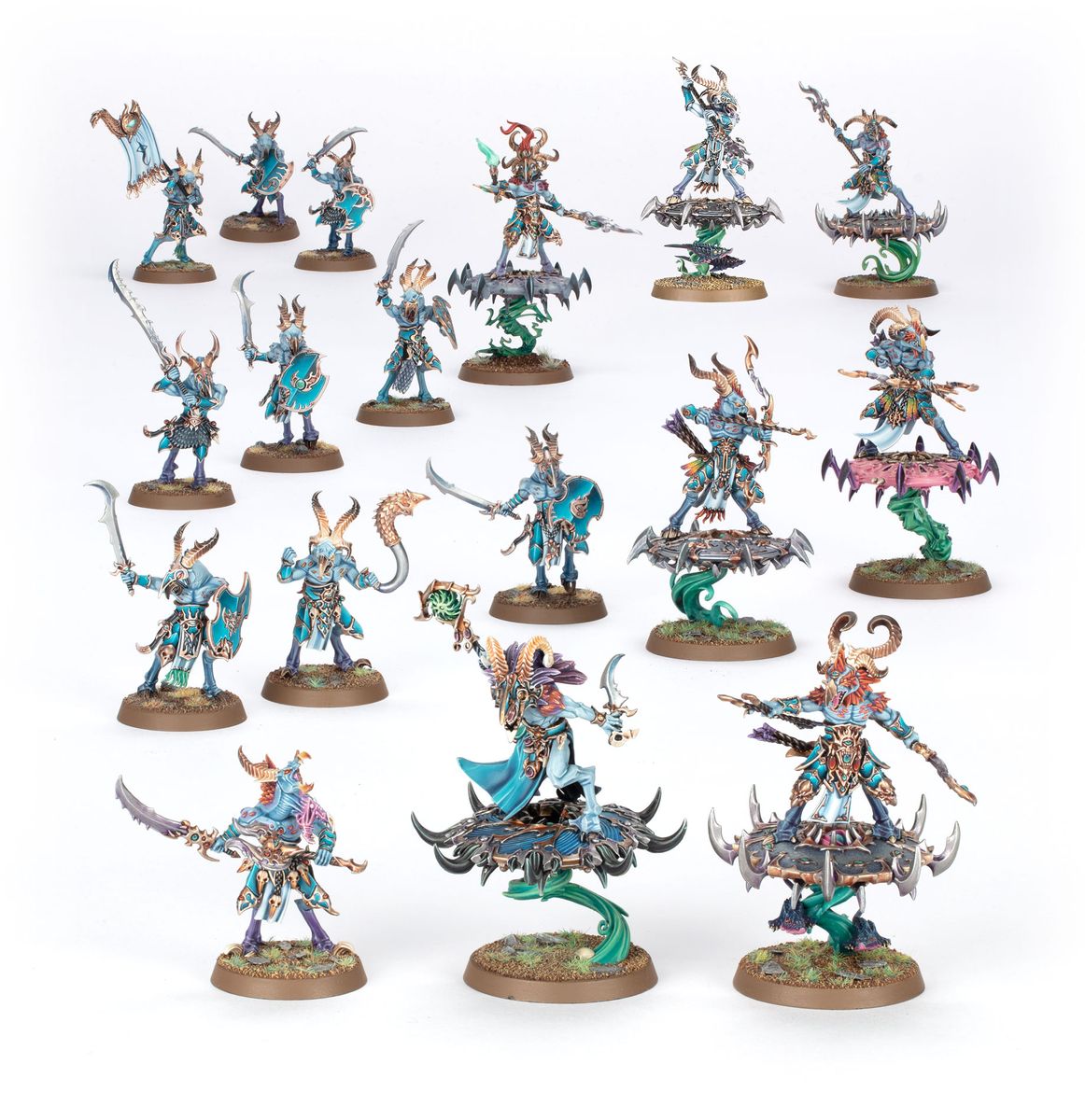 Warhammer Age of Sigmar: Spearhead - Disciples of Tzeentch, Tzaangor Warflock