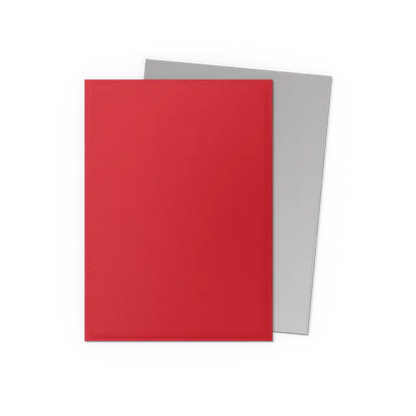 Dragon Shield Sleeves: Standard DUAL Matte- Crimson & Silver