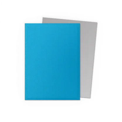Dragon Shield Sleeves: Standard DUAL Matte- Sky Blue & Silver