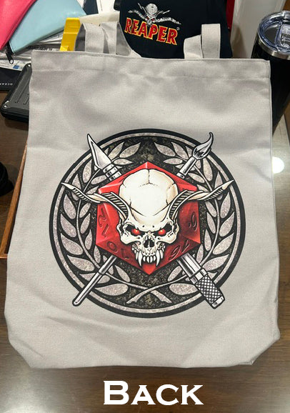 RPR 01755: Gray Canvas Bag