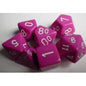 Chessex: Light Purple/ White Dice