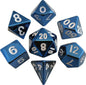 Fanroll: Metal Poly Dice Set - Blue