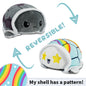 Turtle Plushie: Grey/Light Blue Storm Clouds