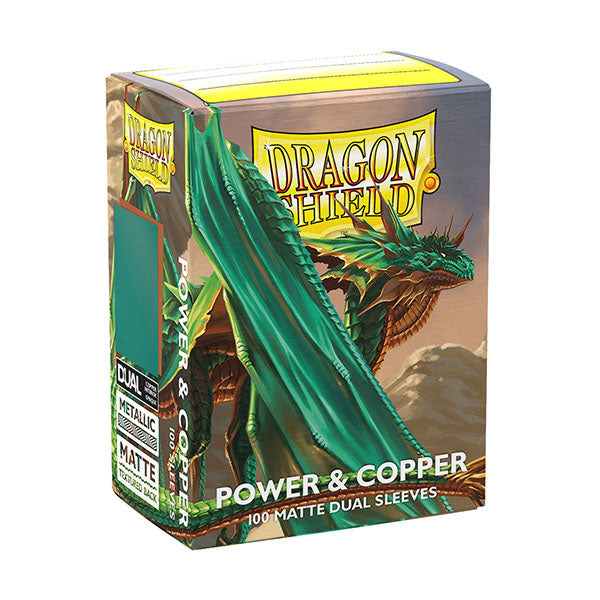 Dragon Shield Sleeves: Standard DUAL Matte - Power & Copper