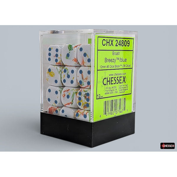 CHX24809: 12mm 36d6 Brush Dice: Breezy