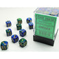 CHX26836:  12mm 36d6 Gemini: Blue-Green/Gold