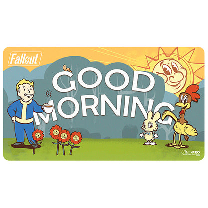 Playmat: Double-sided Fallout Vault Boy- Good Morning/Good Evening