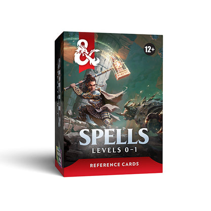 Dungeons & Dragons 5e: Spell Reference Cards - Level 0-1