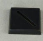 RPR 74015: 1 Inch Square Plastic Base, Universal Slot (20)