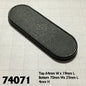RPR 74071: 70mm x 25mm Oval Gaming Base (10)