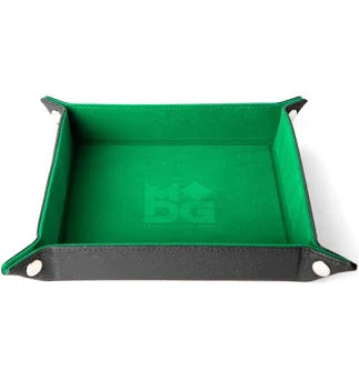 Fanroll: Fold Up Velvet Dice Tray - Green