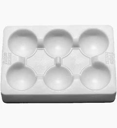 Silicone Dry Palette: Small White