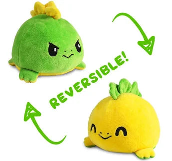 Teeturtle Reversible Plushies: Orange / Blue