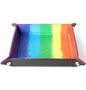 Fanroll: Fold Up Velvet Dice Tray - Rainbow